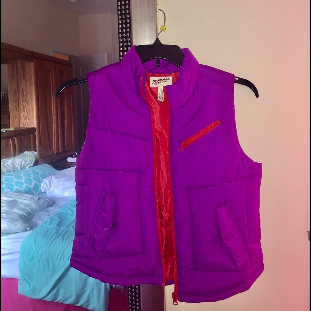Bright Purple Arizona Puffer Vest